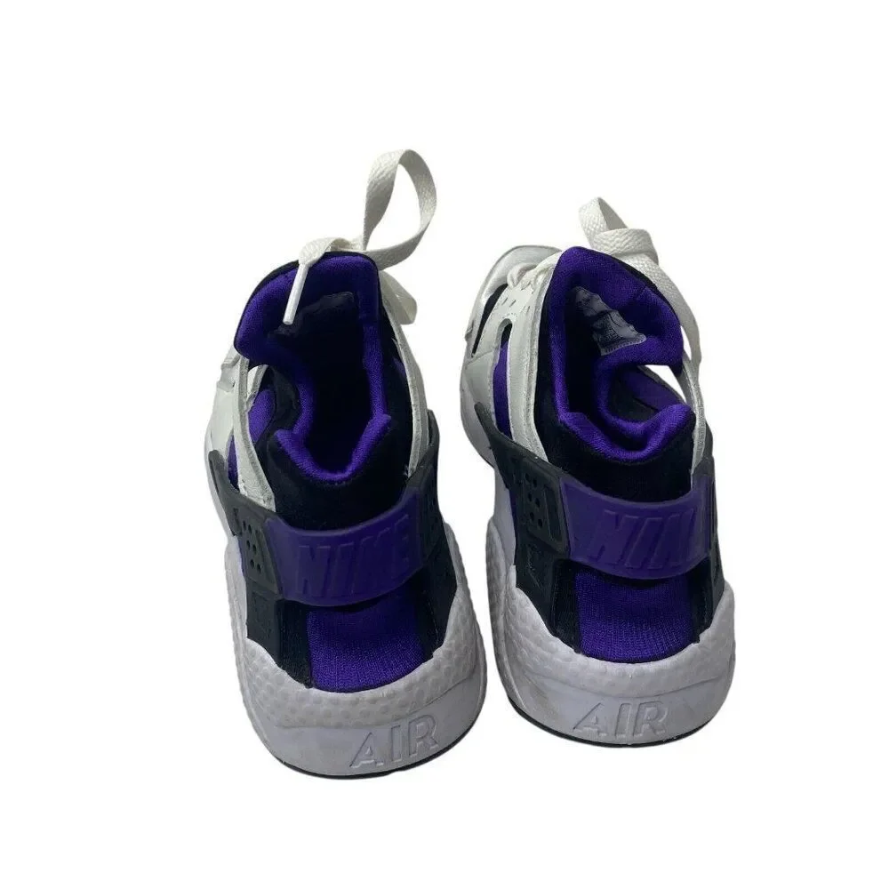 Nike Air Huarache White Purple Punch Shoe DH4439 105 SIZE 7 WOMENS 8.5